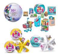 5 Surprise Ball Mini Brands Supermarket Shopping Scene Miniature Gashpon Capsule Toy Figurines Collection Kids Birthday Gifts Home 1xBall