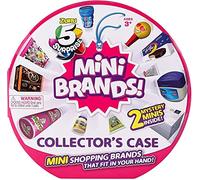 5 Surprise Mini Brands Collectors Case Series 1 by Zuru (Includes 2 Mini Toys) Red