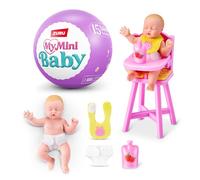 5 Surprise My Mini Baby Series 2 By ZURU, Collectible Mystery Capsule, Toy for Girls, Realistic Miniature Baby, Playset and Accessories