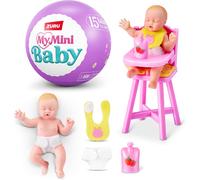 5 Surprise My Mini Baby Series 2 By ZURU, Collectible Mystery Capsule, Toy for Girls, Realistic Miniature Baby, Playset and Accessories