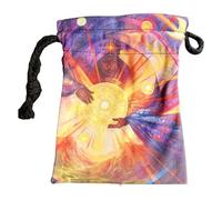 5 Tarot Bags and Pouches - Hand Bags - 13x18cm Drawstring Tarot Dice Bag Velvet Tarot Bag, Sun God Pattern Tarot Card Pouches for Tarot Enthusiasts