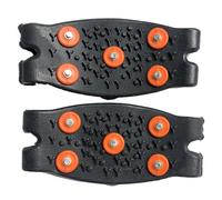 5 Teeth Ice Cleats Light Weight Anti Slip Traction Crampons 5 Teeth Snow Grippers for Snow Hiking Mountaineering Grips for Elderly