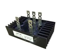 5 Terminals 3-Phase Diode Bridge Rectifier 100A 1600V Voltage Full Silicon High Power with Heat Sink with Heat Sink