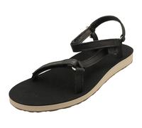 Teva Women's Original Universal Slim Lea Sandal, Black/Tan, 5 UK