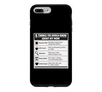 5 Things About Your Mother Funny Traits List Case for iPhone 7 Plus/8 Plus