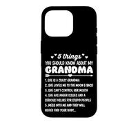5 Things You Should Know About My Grandma Funny Grandmother Case for iPhone 16 Pro