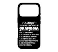 5 Things You Should Know About My Grandma Funny Grandmother Case for iPhone 17 Pro