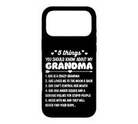 5 Things You Should Know About My Grandma Funny Grandmother Case for iPhone 17 Pro Max