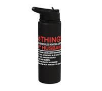5 Things You Should Know About My Husband Marriage Stainless Steel Insulated Water Bottle