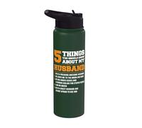 5 Things You Should Know About My Husband Marriage Stainless Steel Insulated Water Bottle