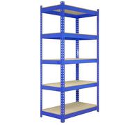 10 Monster Racking Q-Rax Industrial Warehouse Shelving Unit Heavy Duty Garage Rack, 200kg/shelf, 90cm