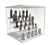 5 Tier Acrylic Display Case For Collectibles - Storage Box Organizer Protection Dustproof Showcase For Action or Pop Figures (G700+) (1, White)