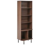 5 Tier Bookcase BRADLEY 180 cm Dark Brown
