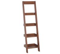 5 Tier Bookcase Dark Wood MOBILE DUO