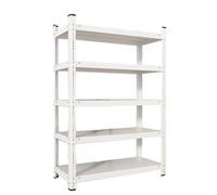 5-Tier Display Stand for Par Retail Pharmacy & Kitchen Storage Floor-Standing Rack for Drinks Toys & More Sturdy 100x40x180cm (39.3x15.7x70.9)