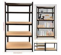 5 Tier Galvanised Heavy Duty Shelving Rack 875KG