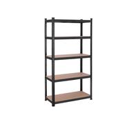 5-Tier Heavy-Duty Shelving Unit, Black / 40 x 90 x 180 cm / 2