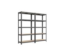 5-Tier Heavy-Duty Shelving Unit, Grey / 40 x 90 x 180 cm / 2
