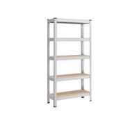 5-Tier Heavy-Duty Shelving Unit, Silver / 30 x 75 x 150 cm / 2