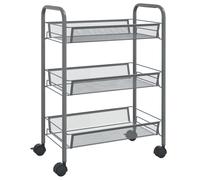 5-Tier Kitchen Trolley Iron Home Serving Cart Multi Colours Multi Sizes vidaXL