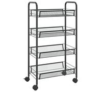 5-Tier Kitchen Trolley Iron Home Serving Cart Multi Colours Multi Sizes vidaXL