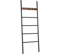 5-Tier Leaning Ladder Bookcase Shelf