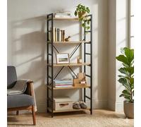 5 Tier Light Oak Effect Shelf Unit | Laxton