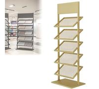 5-Tier Marble Floor Tile Display Stand - Sample Holder for Cabinets & Door Panels - Ideal for Building Material Samples in Shopping Malls & Exhibit Halls - 34.3" / 87cm