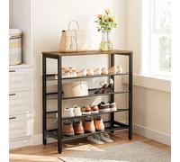 5-Tier Mesh Shelves Shoe Rack
