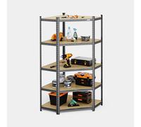 VonHaus 5 Tier Steel Corner Racking Shelving Unit