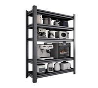5-Tier Metal Shelving Unit on Wheels - Kitchen Sto Rack for Microwave Pots Pans & Rice Cooker - Versatile ers Corner Shelf (90x40x183cm)