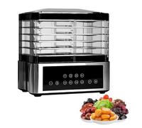 5 Tier Professional Food Dehydrator, Compact Dehydrators and Led Display with Intelligent Timing, Free Temperature Control Function for Food and Jerky, Fruits, Veggies