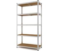 5 Tier Racking Shelf Heavy Duty Garage Shelving Storage Shelves Unit 180X90X40Cm