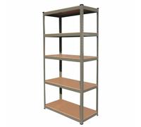Hilka Garage Storage Unit Work Bench Metal Boltless Shelf Racking