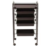 5-Tier Rolling Beauty Cart - Professional Salon & Kitchen Trolley with ABS Drawers, Versatile Makeup nizer for Home, Salon & Spa Use
