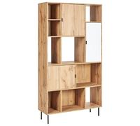 5 Tier Shelving Unit AMOS 185 cm Light Brown