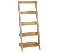 5 Tier Shelving Unit MOBILE TRIO 167 cm Light Brown