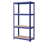 5-Tier Shelving Unit, Steel Shelving Unit for Storage, for Garage, Blue / 40 x 80x 160cm / 1