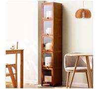 5 Tier Slim Storage Cabinet with Flip Top Doors Tall Narrow nizer for Kitchen Bathroom & Laundry Space Saving Solution 30×172cm 11.8×67.7in