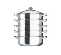 5 Tier Steamer for Cooking,11.81" Stainless Steel Steamer Pot W/ Lid
