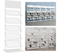 5-Tier Tile Display Stand - Retail Sample Rack for Building Materials, Ideal for Trade Shows, Exhibitions, Home Improvement Showrooms & Craft Fairs