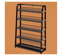 5-Tier Wall Mounted Candy Display Rack - Snack Shelf nizer for Chips Treats & Sweets - Retail Counter Wire Stand for Cashier's Desk & Snack Showcase Storage