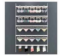 5 Tier Wall Mounted Underwear Sock Organizer Display Rack, Metal Storage Stand for Retail Stores Farmers Market