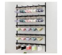 5 Tier Wall Mounted Underwear Socks Display Rack, Metal Storage Organizer for Retail Stores, Farmers Markets