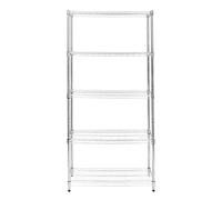 Monstershop KuKoo Wire Racking - 45cm x 90cm x 180cm, Silver