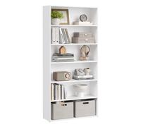 CUSTOS Collection Bookshelf 6 Tier Cube Bookcase Storage Shelving Unit Display