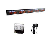 5 Time Zone World Clock with GPS Auto Correction, Customizable Cities Display, Connect via Hotspot for Phone or Computer Synchronization