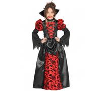 (5 to 6 years (110-115 cm)) Noble Countess Vampire Girl Halloween Costume