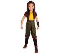 (5 to 6 years (110-116 cm)) Girls' classic Raya costume