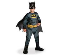 (5 to 6 years (110 to 116 cm)) Classic Batman Justice League Boys Costume